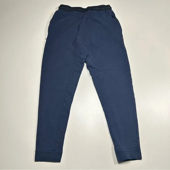 Nike Men's Sportswear Fleece Joggers Navy Blue Size Small Activewear - Picture 2 of 6